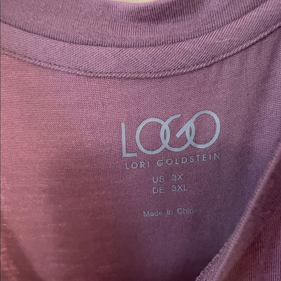 Purple Sleeveless Dress with Lace Trim - Picture 2 of 4